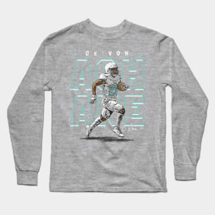 De'Von Achane Miami Player Name Long Sleeve T-Shirt